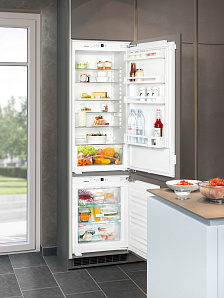 Встраиваемый холодильник с морозильной камерой Liebherr SBS 33I2 фото 3 фото 3