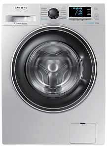 Серебристая стиральная машина Samsung WW80K62E07S
