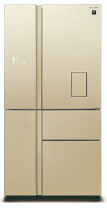 Золотистый холодильник Sharp SJ-WX99A-CH фото 2 фото 2