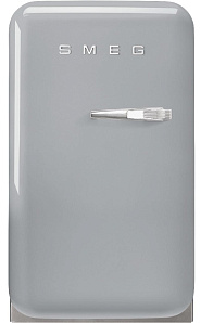 Бесшумный узкий холодильник Smeg FAB5LSV5
