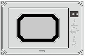 Встраиваемая микроволновая печь с откидной дверцей Korting KMI 825 RGW