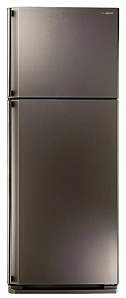 Двухкамерный холодильник с верхней морозильной камерой Sharp SJ-58CST