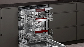 Компактная красная посудомоечная машина Neff S197TCX00E фото 4 фото 4