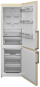Двухкамерный холодильник цвета слоновой кости Scandilux CNF 341 EZ B фото 2 фото 2