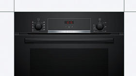 Встраиваемый черный электрический духовой шкаф 60 см Bosch HBF534EB0R фото 2 фото 2