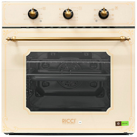 Встраиваемый духовой шкаф в стиле ретро Ricci REO 640 BG