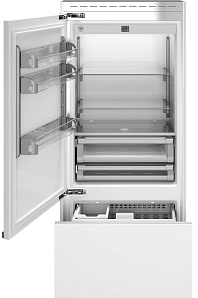 Двухкамерный холодильник ноу фрост Bertazzoni REF905BBLPTT