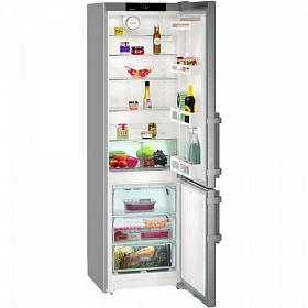 Серебристые двухкамерные холодильники Liebherr Liebherr CNef 4005