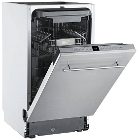 Серебристая посудомоечная машина De’Longhi DDW 06 F Supreme nova