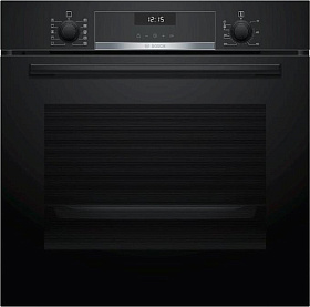 Черный встраиваемый духовой шкаф Bosch HBG5370B0