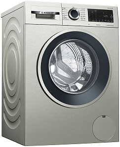 Серебристая стиральная машина Bosch WGA242XVOE