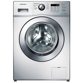 Серебристая стиральная машина Samsung WF 602W0BCSD