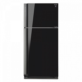Чёрный холодильник Sharp SJ XP59PG BK