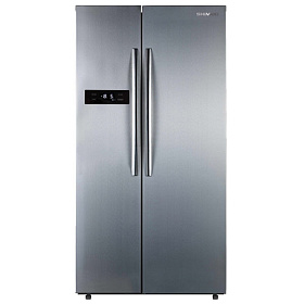 Серебристый холодильник Shivaki SHRF-600SDS