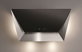 Чёрная вытяжка Falmec Design+ PRISMA 85 inox vetro nero (800) фото 3 фото 3