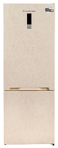 Бежевый холодильник шириной 70 см Schaub Lorenz SLU S620E3E