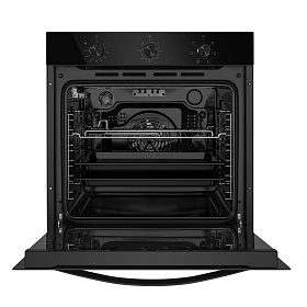 Чёрный электрический встраиваемый духовой шкаф Maunfeld EOEF.766B2 фото 2 фото 2