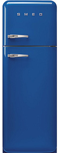 Холодильник голубого цвета в ретро стиле Smeg FAB30RBE5
