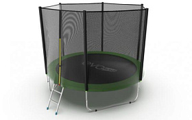 Батут для взрослых EVO FITNESS JUMP External, 10ft (зеленый) фото 3 фото 3