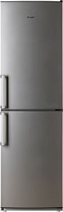 Двухкамерный серебристый холодильник ATLANT ХМ 6325-181