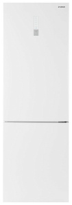 Серебристый двухкамерный холодильник Hyundai CC3095FWT белый