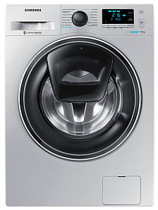 Серебристая стиральная машина Samsung WW 70 K 62 E 00 S/DLP