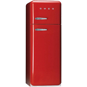 Ретро красный холодильник Smeg FAB 30RR1