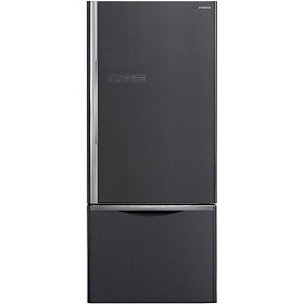 Чёрный холодильник HITACHI R-B 572 PU7 GGR