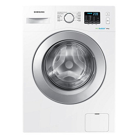 Белая стиральная машина Samsung WW 60H2220EW