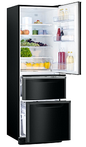 Чёрный многокамерный холодильник Mitsubishi Electric MR-CR46G-ОB-R фото 2 фото 2