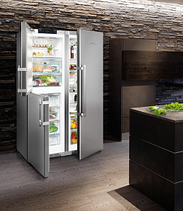Двухдверный холодильник с ледогенератором Liebherr SBSes 8483 фото 2 фото 2