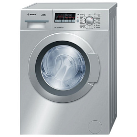 Серебристая стиральная машина Bosch WLG 2026 SOE