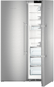Серебристые двухкамерные холодильники Liebherr Liebherr SBSes 8663 фото 3 фото 3