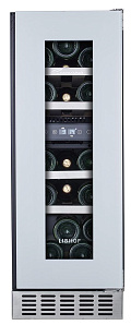 Узкий встраиваемый винный шкаф LIBHOF CFD-17 white фото 3 фото 3
