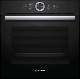 Встраиваемый черный электрический духовой шкаф 60 см Bosch HSG636BB1