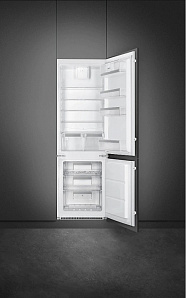 Встраиваемый холодильник с морозильной камерой Smeg C8173N1F фото 2 фото 2