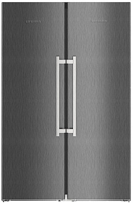 Серебристые двухкамерные холодильники Liebherr Liebherr SBSbs 8673