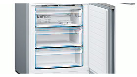 Серый холодильник Bosch KGN49XI20R фото 3 фото 3