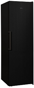 Чёрный холодильник Korting KNFR 1837 N
