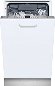 Серебристая узкая посудомоечная машина NEFF S585N50X3R