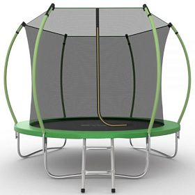 Каркасный батут с сеткой EVO FITNESS JUMP Internal, 10ft (зеленый)