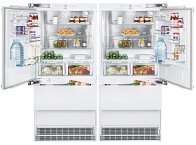 Встраиваемый двухстворчатый холодильник Liebherr SBS 96E3