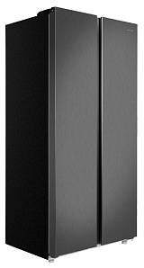 Узкий двухдверный холодильник Side-by-Side Maunfeld MFF177NFSE фото 2 фото 2