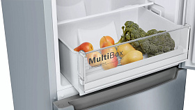 Серебристый холодильник Ноу Фрост Bosch KGN33NLEB фото 2 фото 2