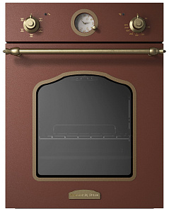 Электрический духовой шкаф коричневого цвета Zigmund & Shtain EN 110.622 M