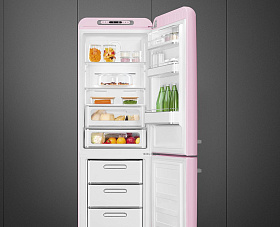Двухкамерный холодильник  no frost Smeg FAB32RPK5 фото 2 фото 2