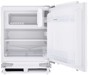 Холодильник с жестким креплением фасада  Maunfeld MBF88SW фото 4 фото 4