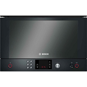 Встраиваемая черная микроволновая печь Bosch HMT 85ML63