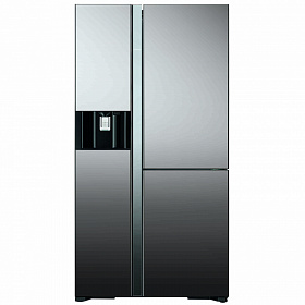 Серебристый холодильник HITACHI R-M702AGPU4XMIR