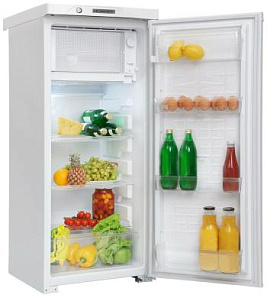 Маленький узкий холодильник Саратов 451 (КШ-160) серый